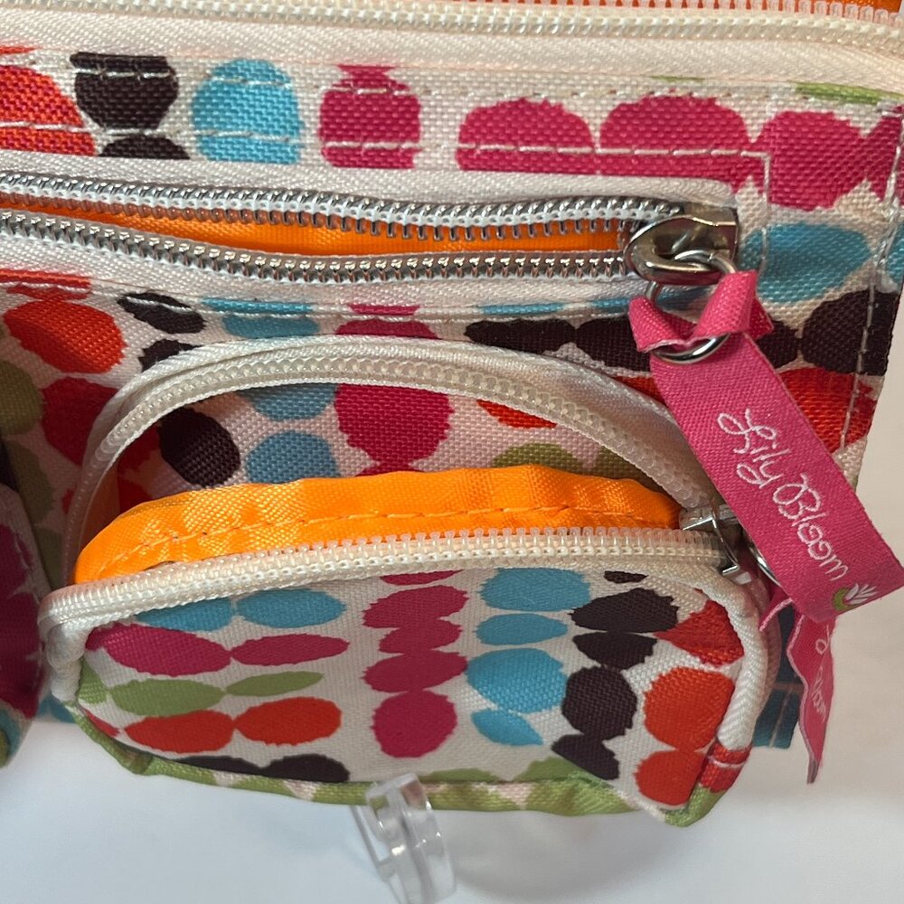 Lily Bloom Wristlet Wallet Multi Color Dots - image 5